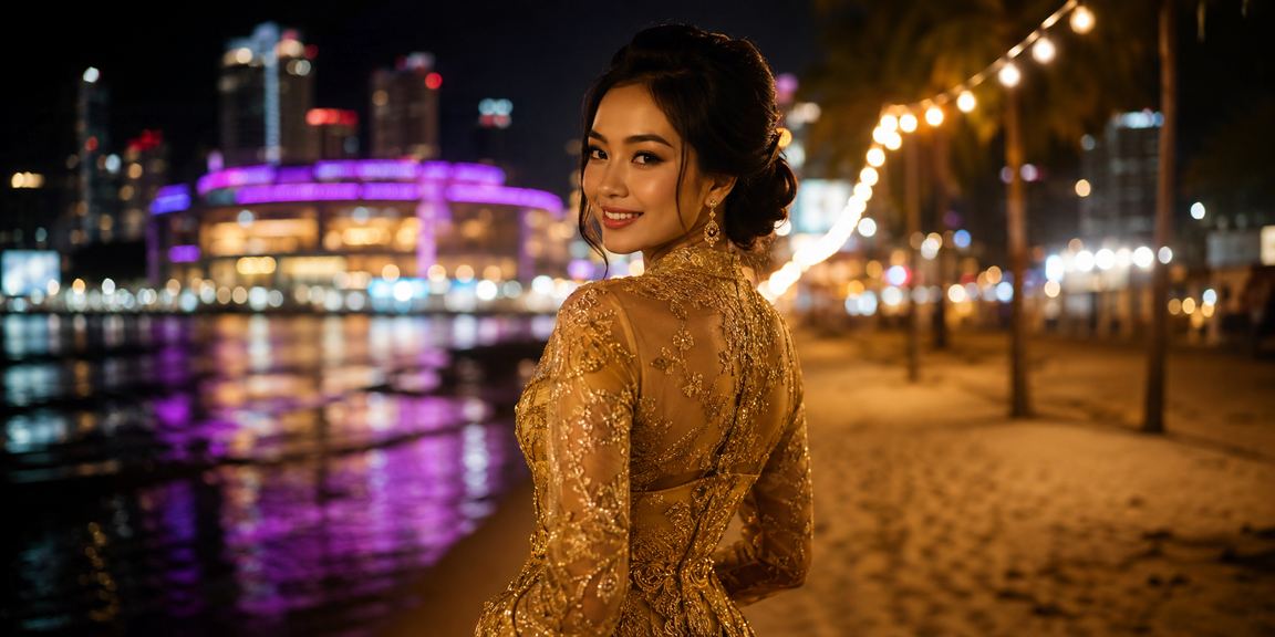 Suasana hiburan kasino bertanggungjawab bergaya kebaya di Kuala Lumpur